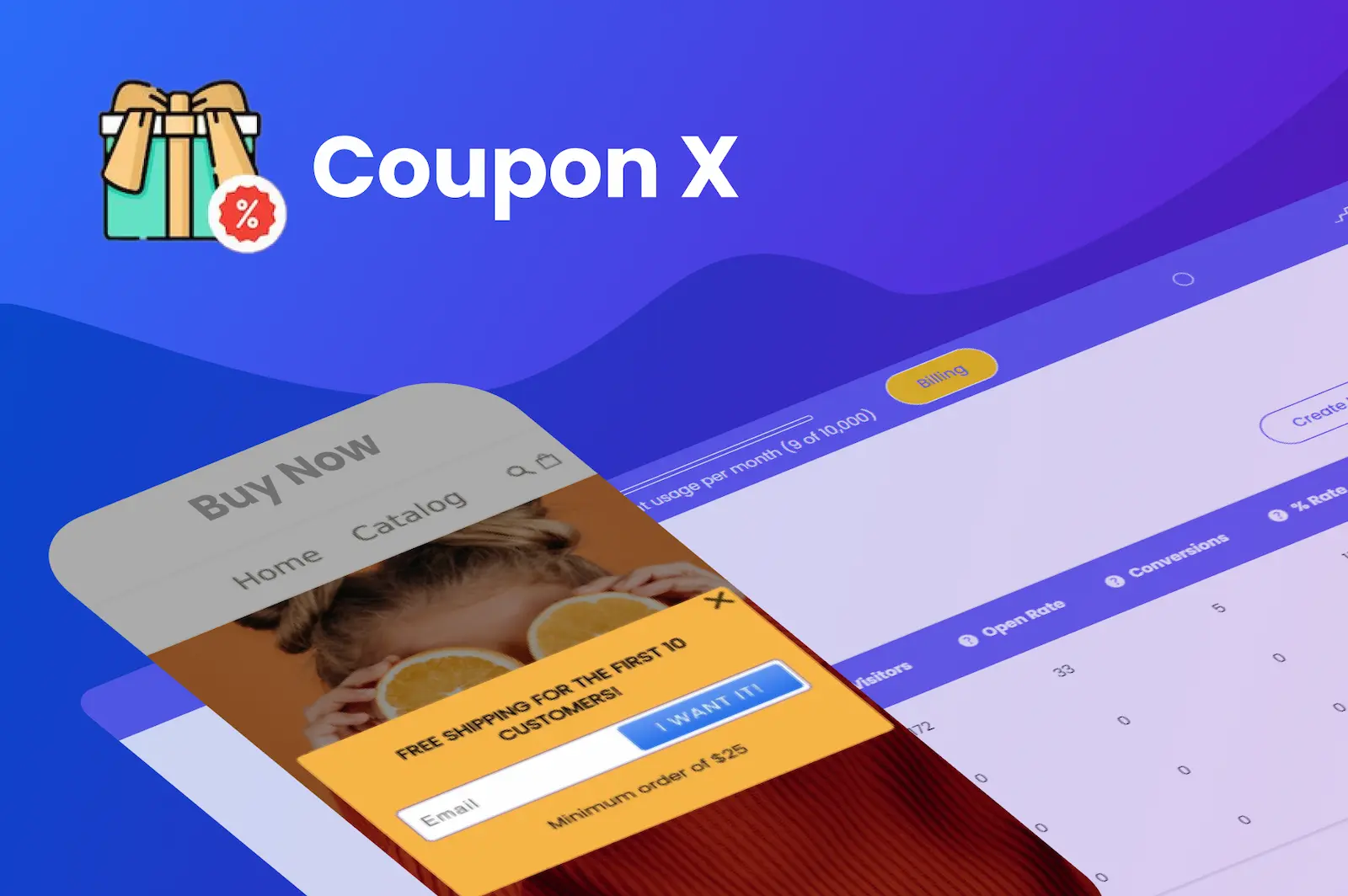 Coupon X Wix | Get more sales offering discount popups - Premio