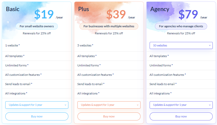 optinmonster alternative subscribe forms pricing