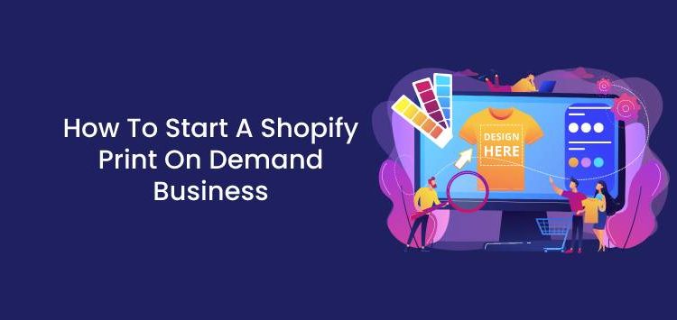 print on demand business on shopify