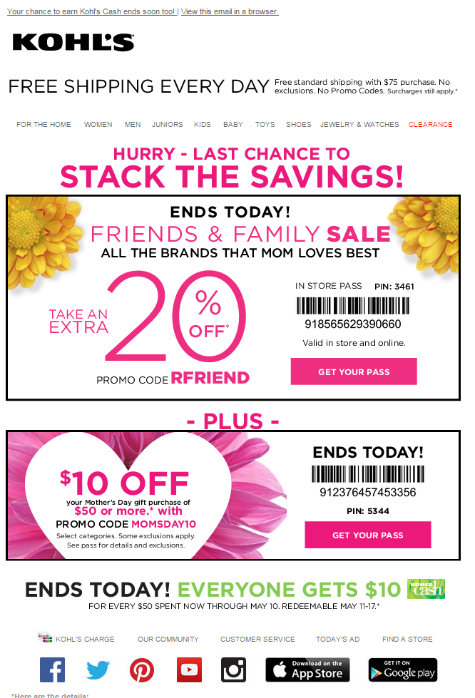 Just My Size Email Newsletters: Shop Sales, Discounts, and Coupon Codes