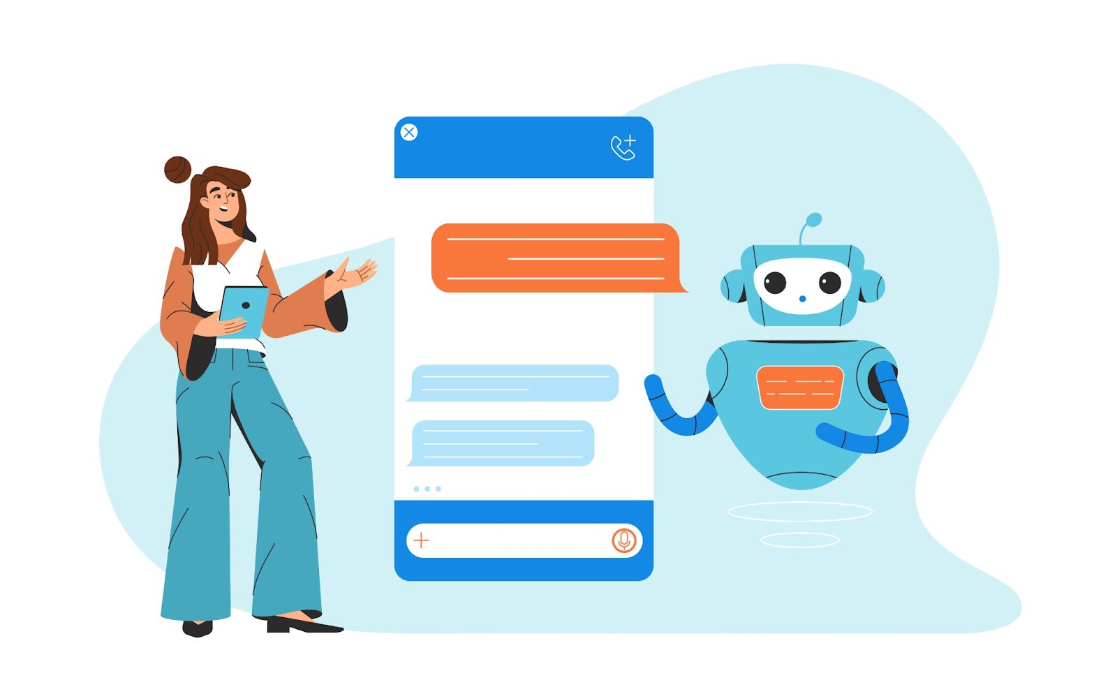 Chatbot live chat tool