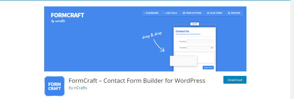 FormCraft plugin FormCraft plugin
