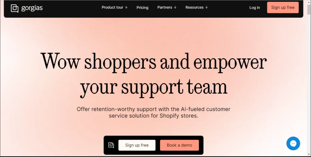 Gorgias Intercom alternative live chat software