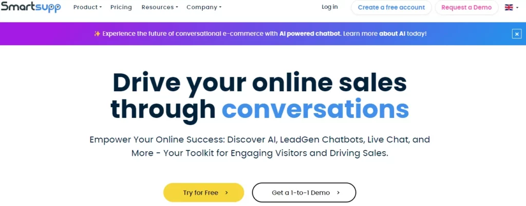 Smartsupp live chat tool
