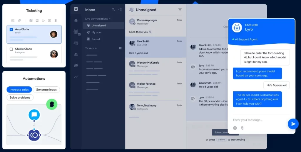 Tidio LiveChat alternative Tidio LiveChat alternative