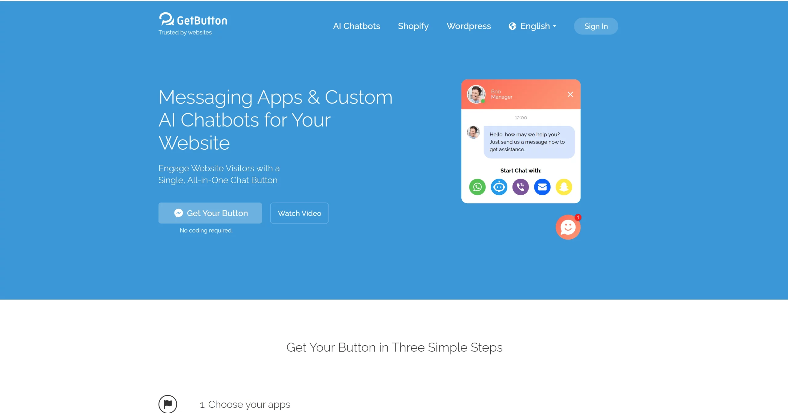 GetButton WhatsApp chat plugin GetButton WhatsApp chat plugin