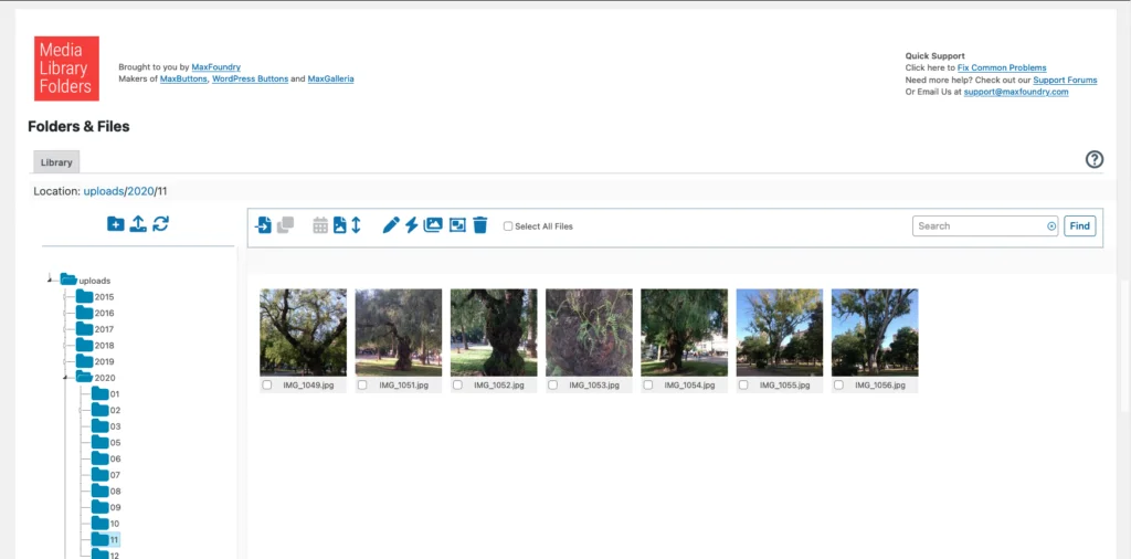 WordPress Media Library Folders WordPress Media Library Folders