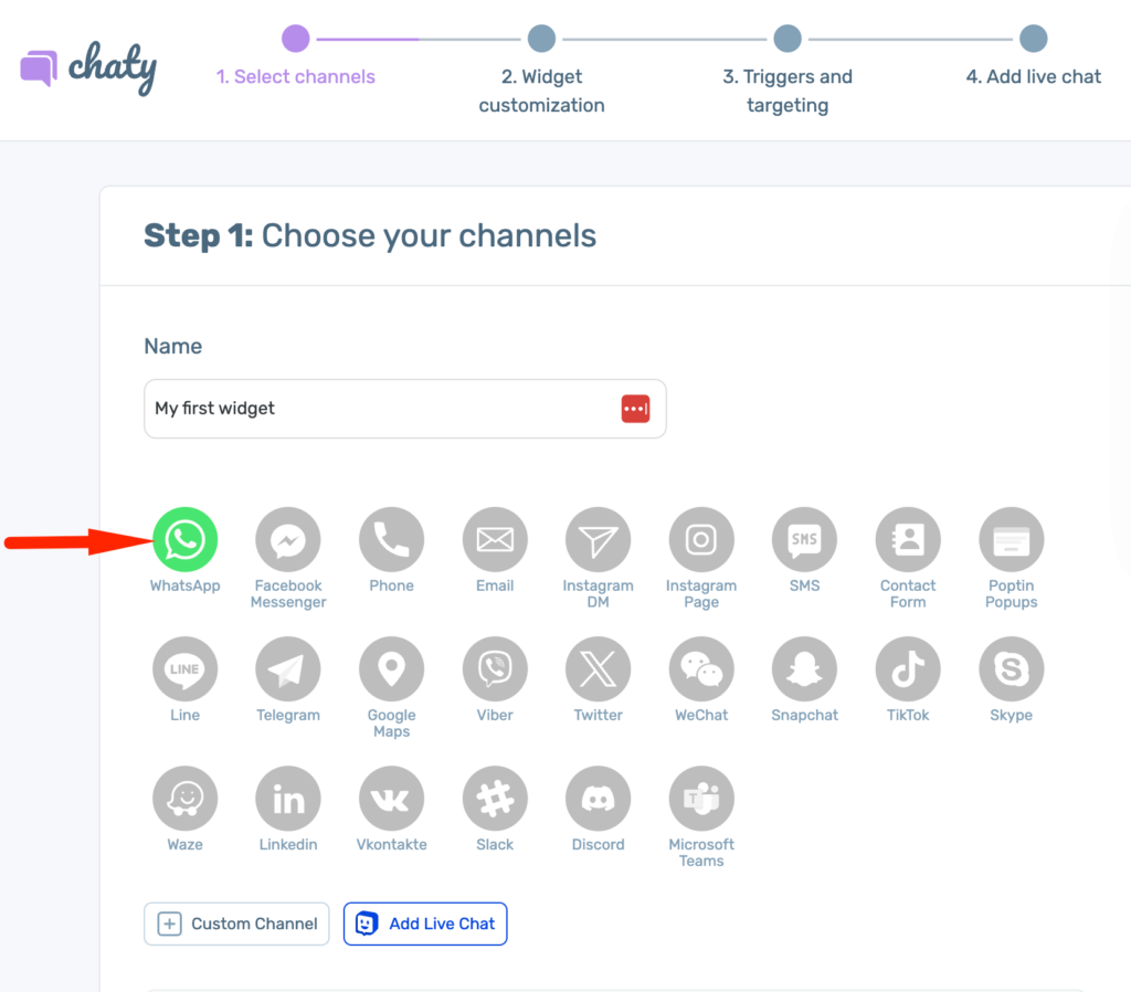 내 WhatsApp 번호를 Chaty에 어떻게 연결하나요? - 프레미오