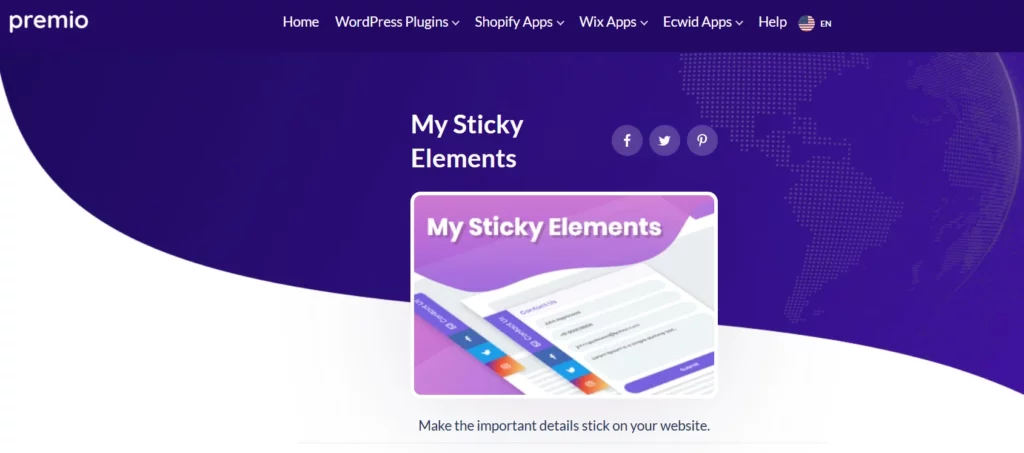 My Sticky Elements