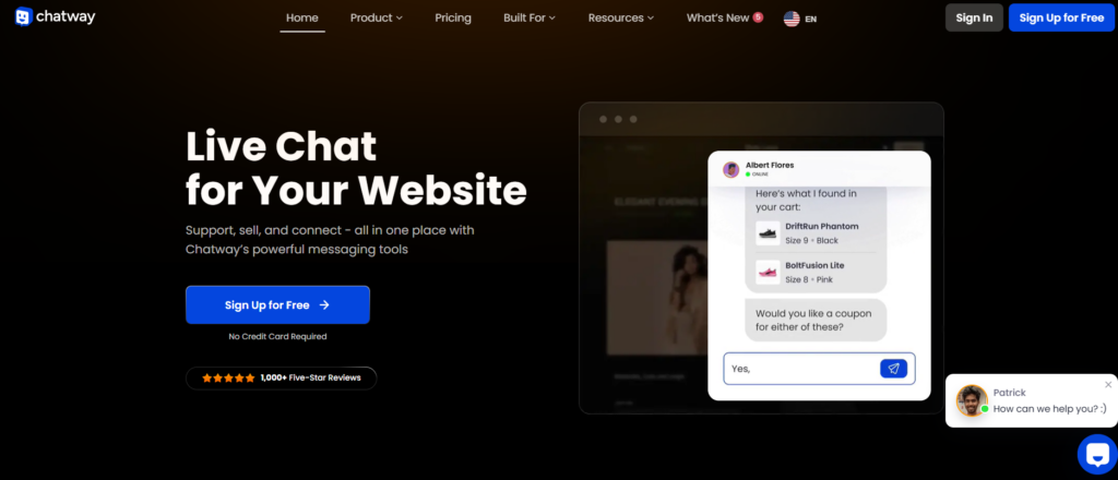 Chatway Live Chat&nbsp;