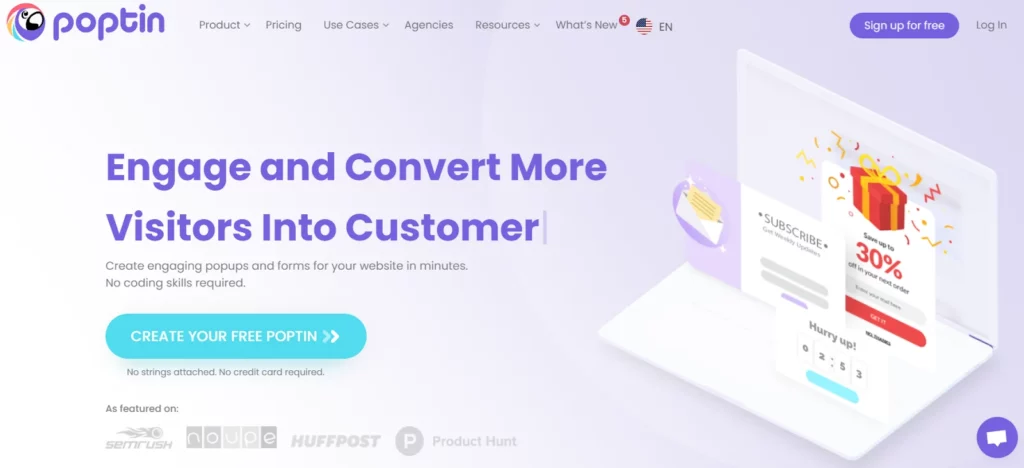 Poptin popup builder st patrick's popup ideas